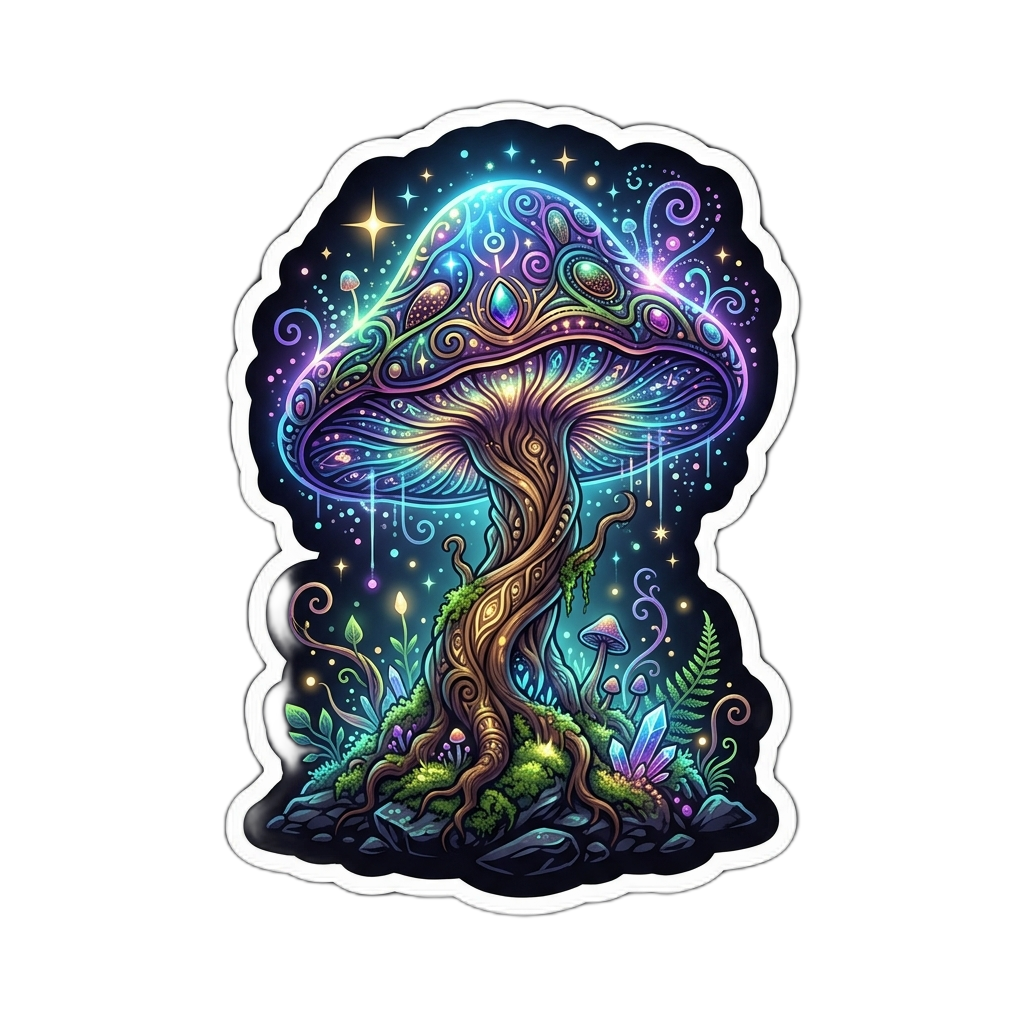 Mushroom Sticker