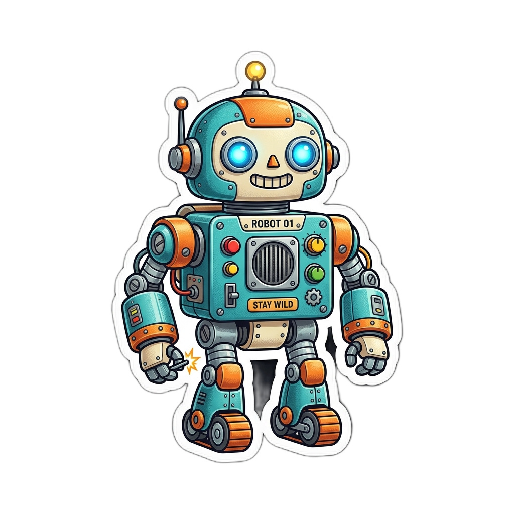 Robot Sticker
