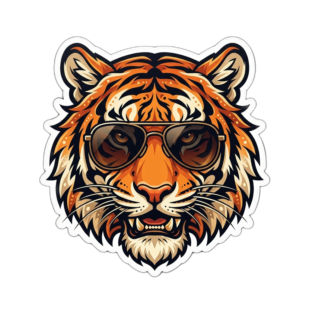 Tiger Sticker