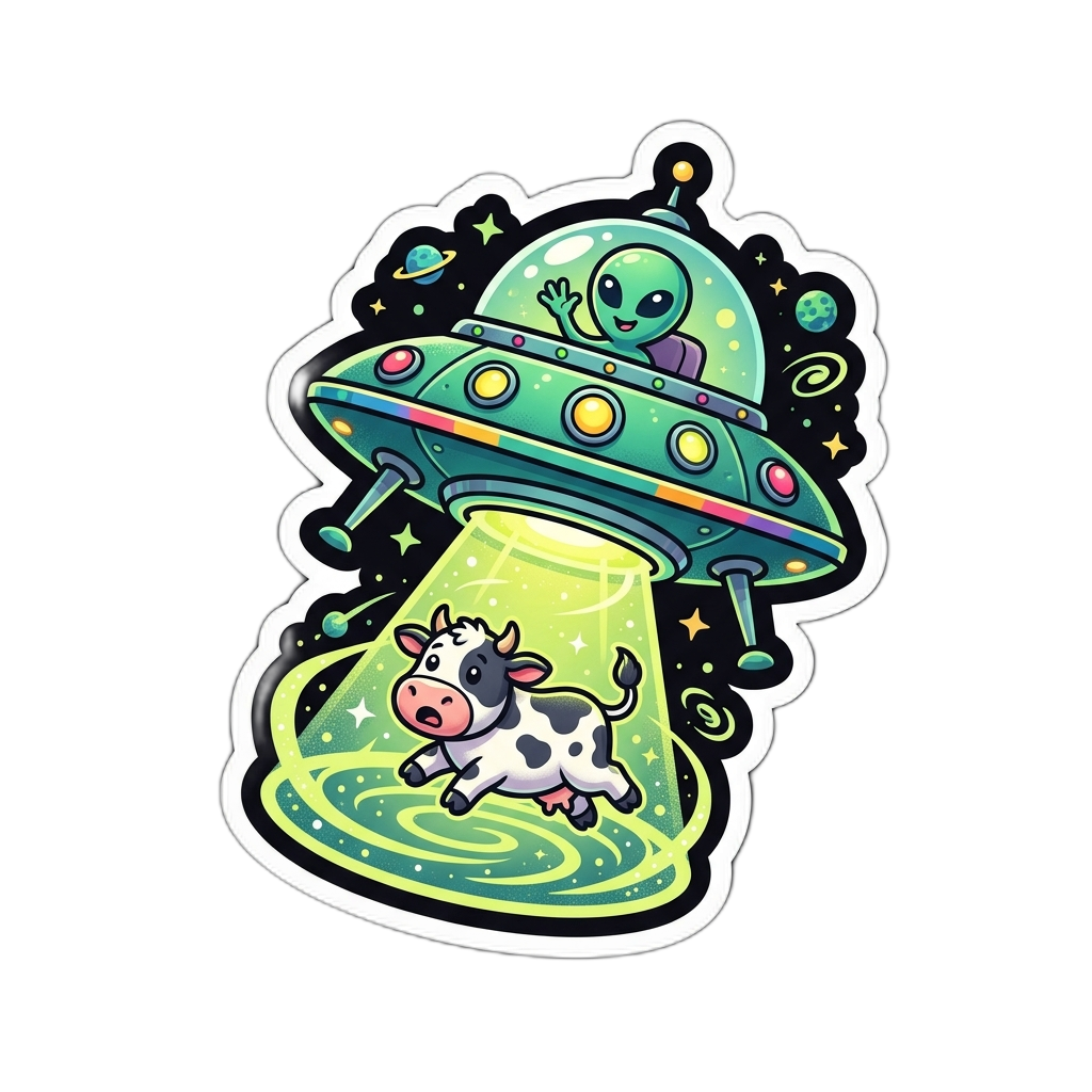UFO Sticker