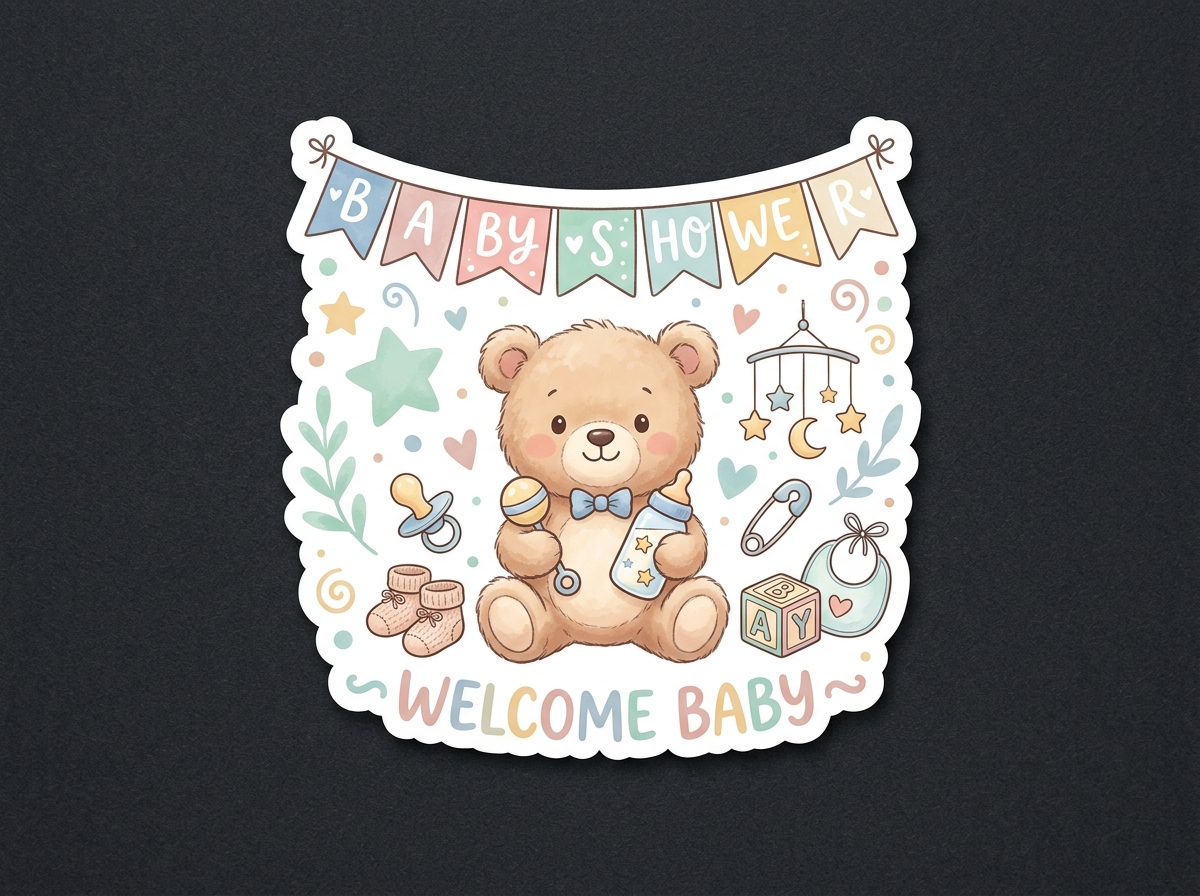 Baby Party Sticker